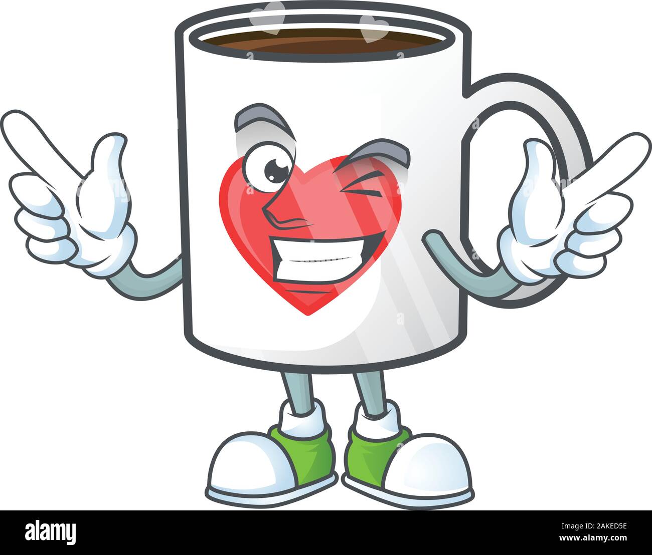 coffee clipart funny face