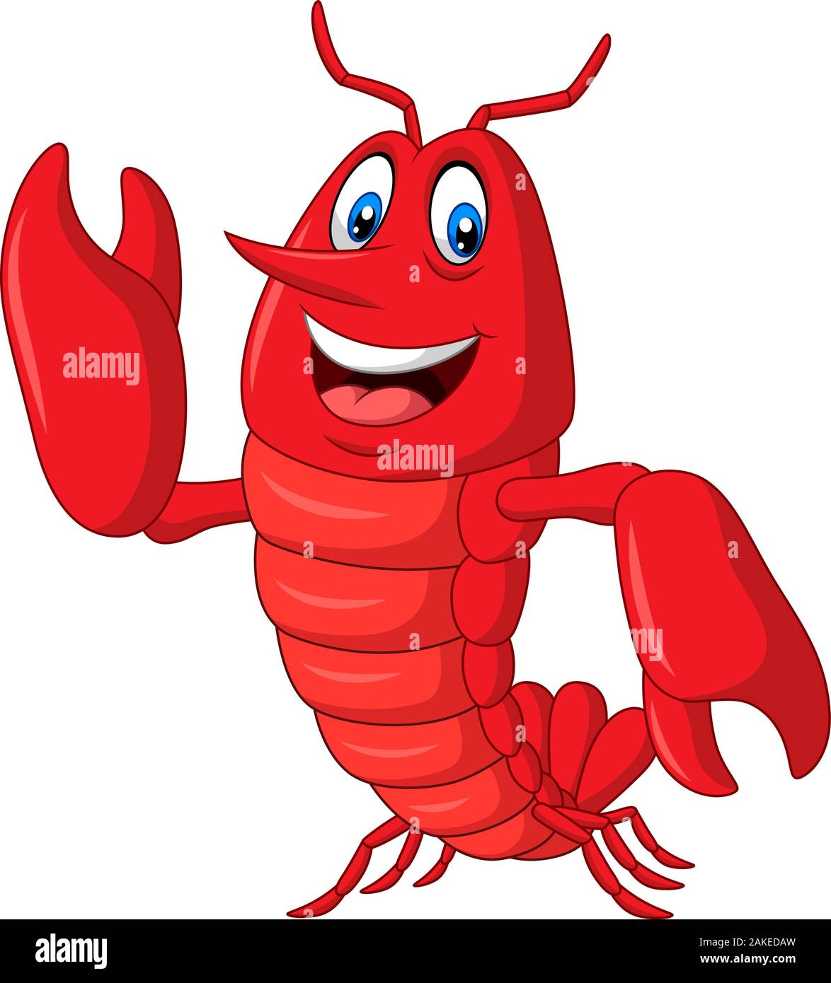 Cartoon lobster waving on white background Stock Vector Image & Art - Alamy Cartoon lobster waving on white background Stock Vector Image & Art - Alamy