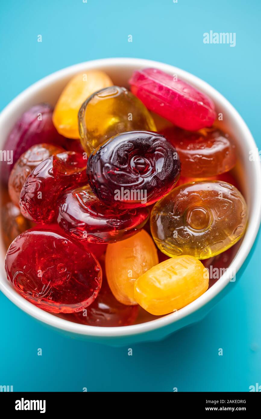 Hard fruit candies hi-res stock photography and images - Alamy