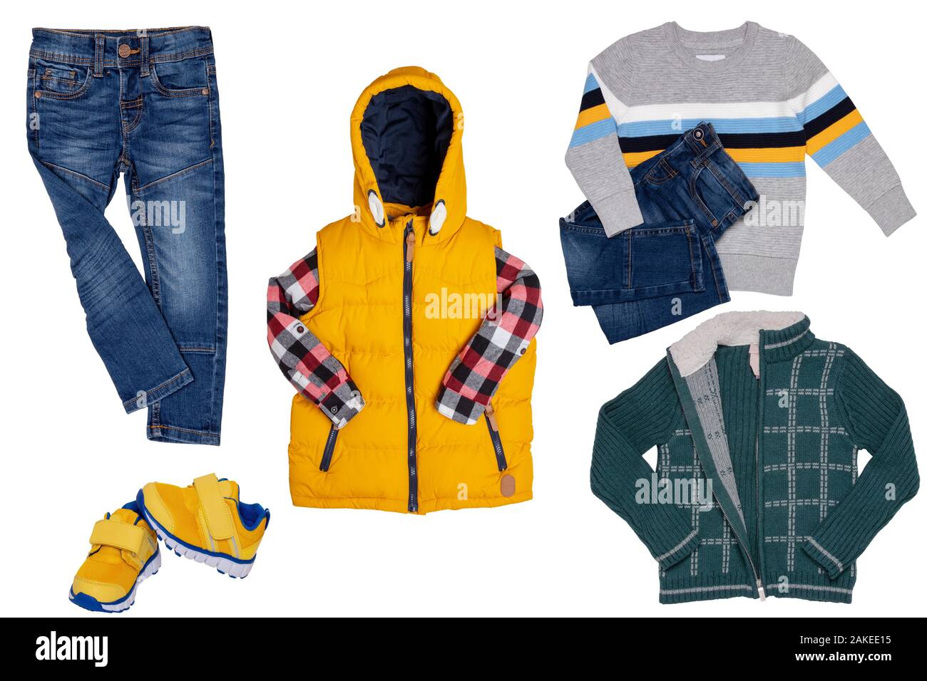 children clothes. Denim jeans or pants 