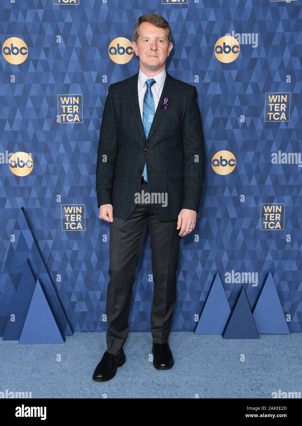 08 January 2020 - Pasadena, California - Ken Jennings. ABC Winter TCA 2020 held at Langham Huntington Hotel. (Credit Image: © Birdie Thompson/AdMedia via ZUMA Wire) Stock Photo