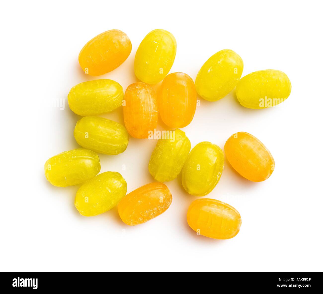 Sweet colorful candies isolated on white background Stock Photo - Alamy