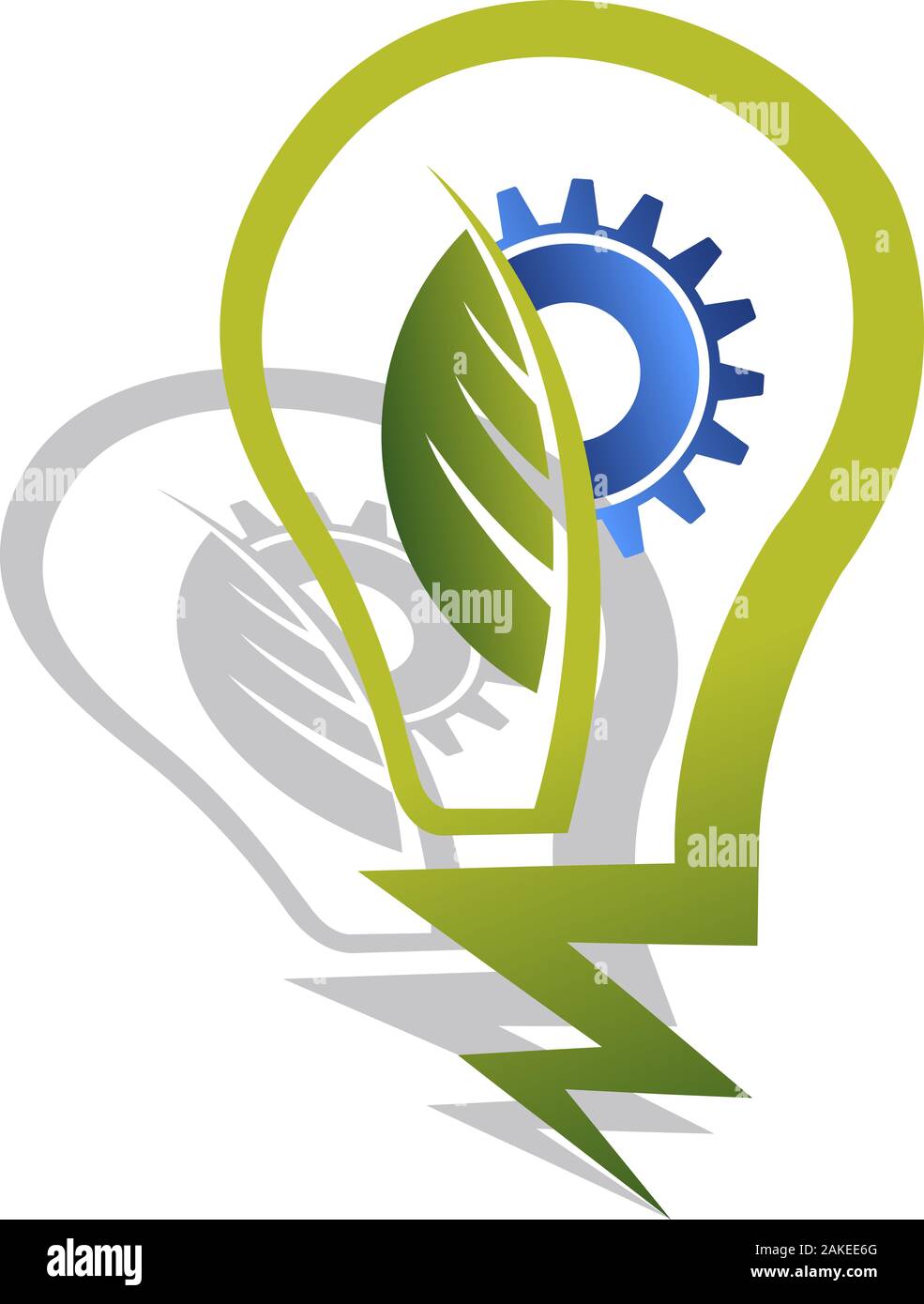 eco lamp logo Stock Photo - Alamy