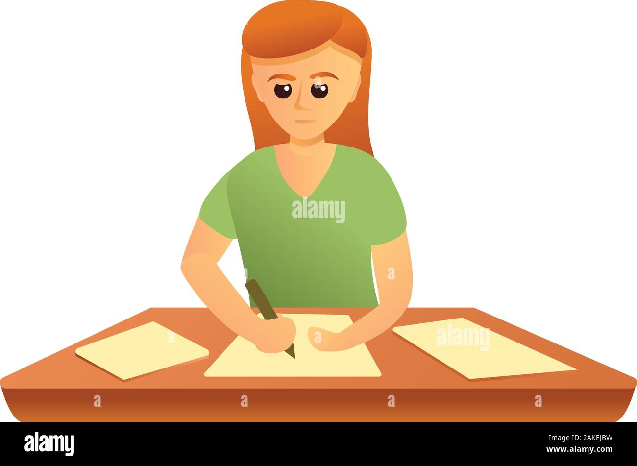 Girl writing exam test icon. Cartoon of girl writing exam test vector icon for web design isolated on white background Stock Vector Image & Art - Alamy Girl writing exam test icon. Cartoon of girl writing exam test vector icon for web design isolated on white background Stock Vector Image & Art - Alamy