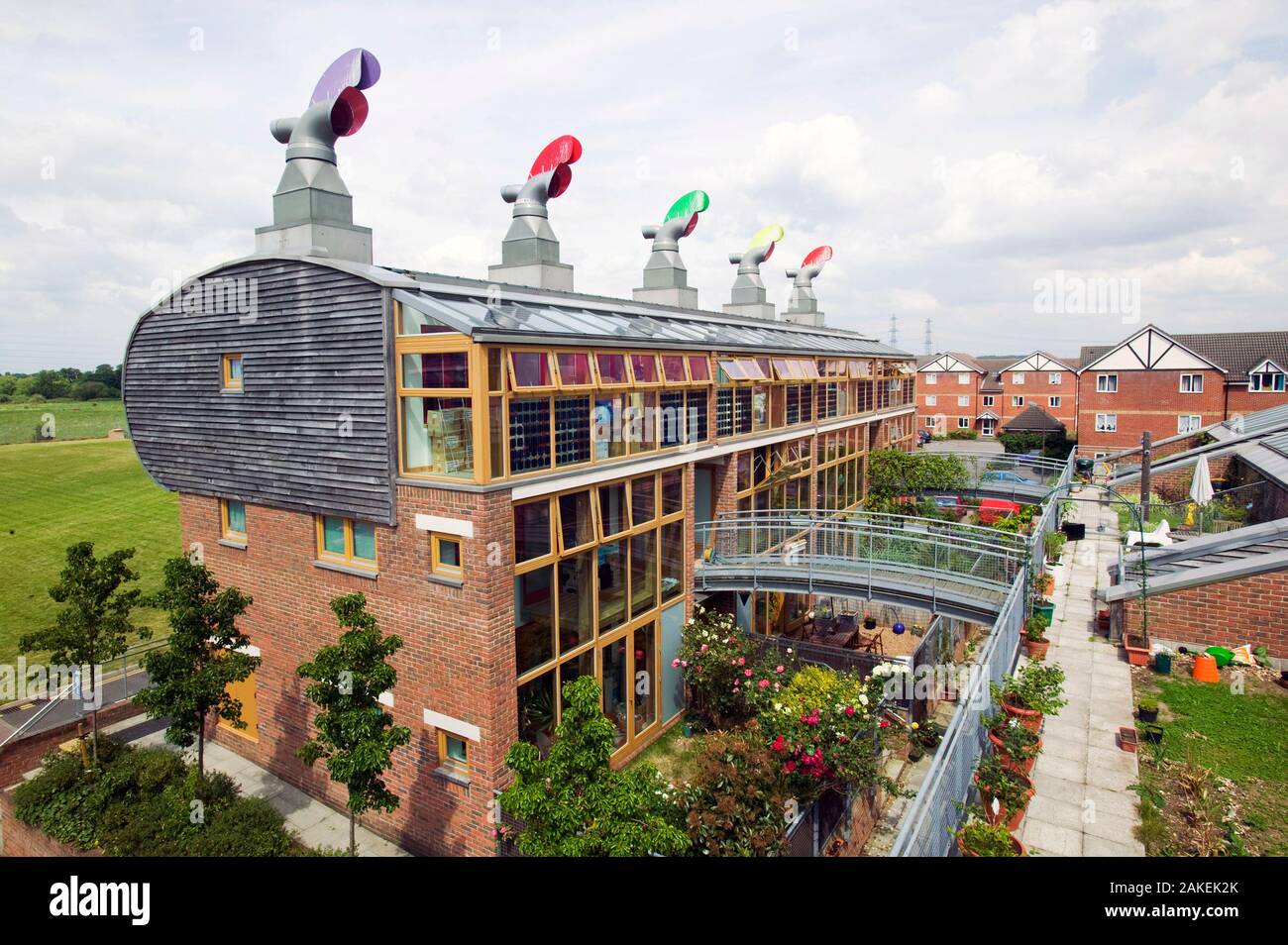 Bedzed eco village in london hires stock photography and images Alamy