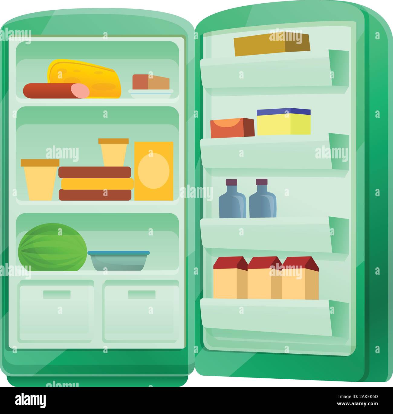Open fridge with food icon. Cartoon of open fridge with food vector icon for web design isolated on white background Stock Vector Image & Art - Alamy Open fridge with food icon. Cartoon of open fridge with food vector icon for web design isolated on white background Stock Vector Image & Art - Alamy