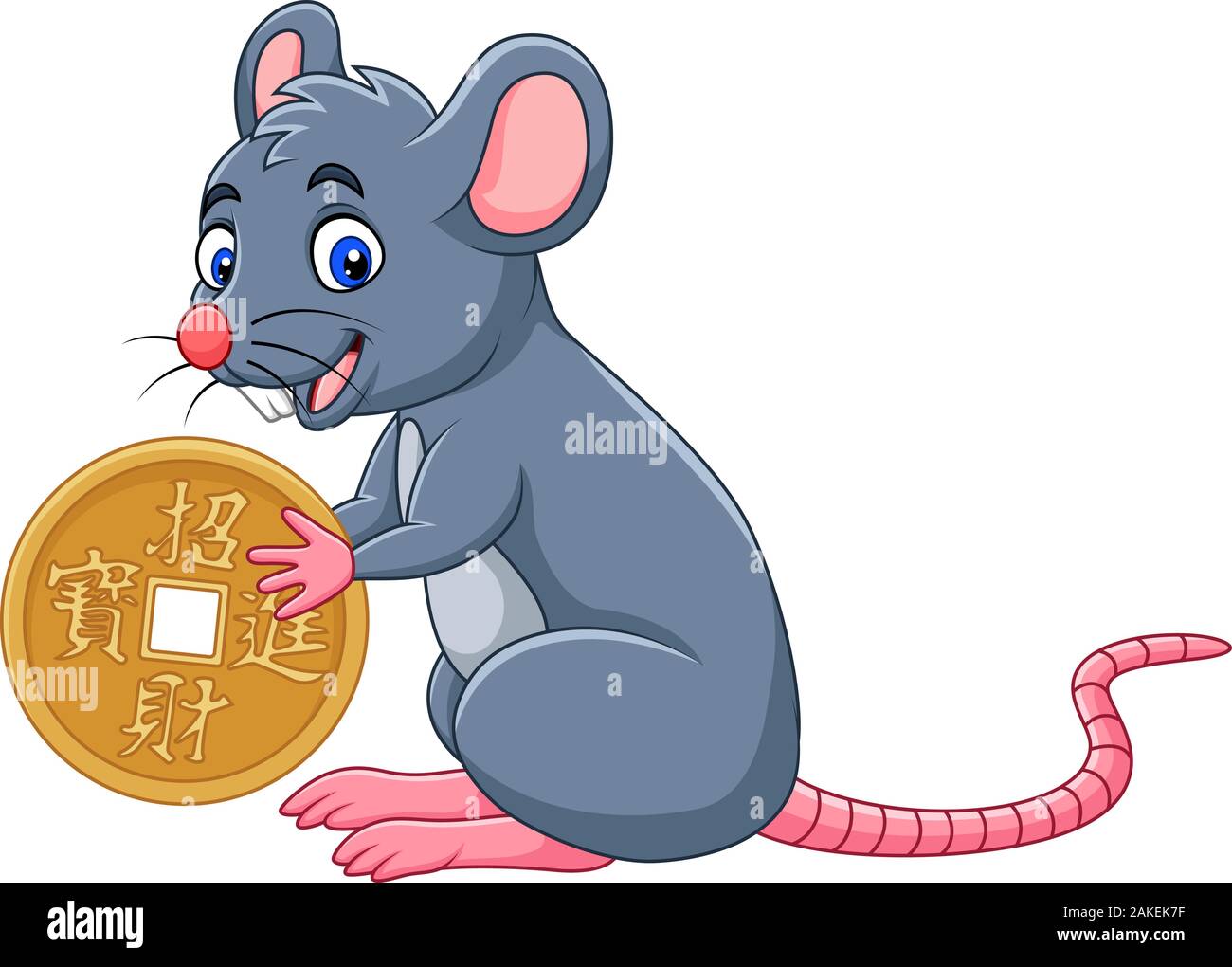 cartoon rat wearing a crown Stock Vector Image & Art - Alamy