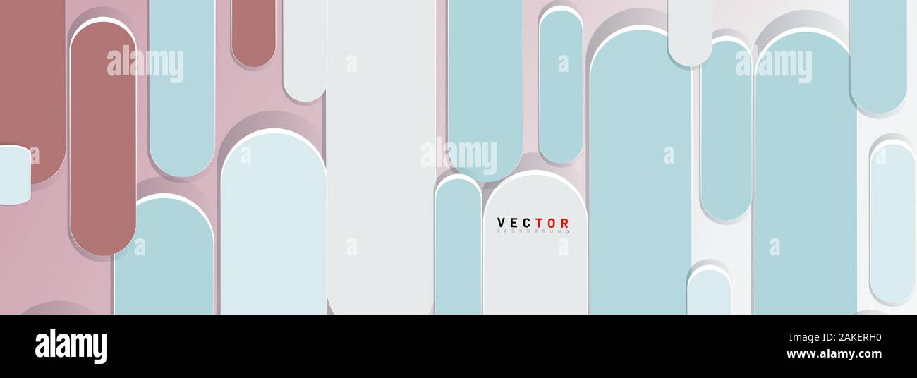 abstract vector background. line pattern shape rounded. 3D design Stock Vector