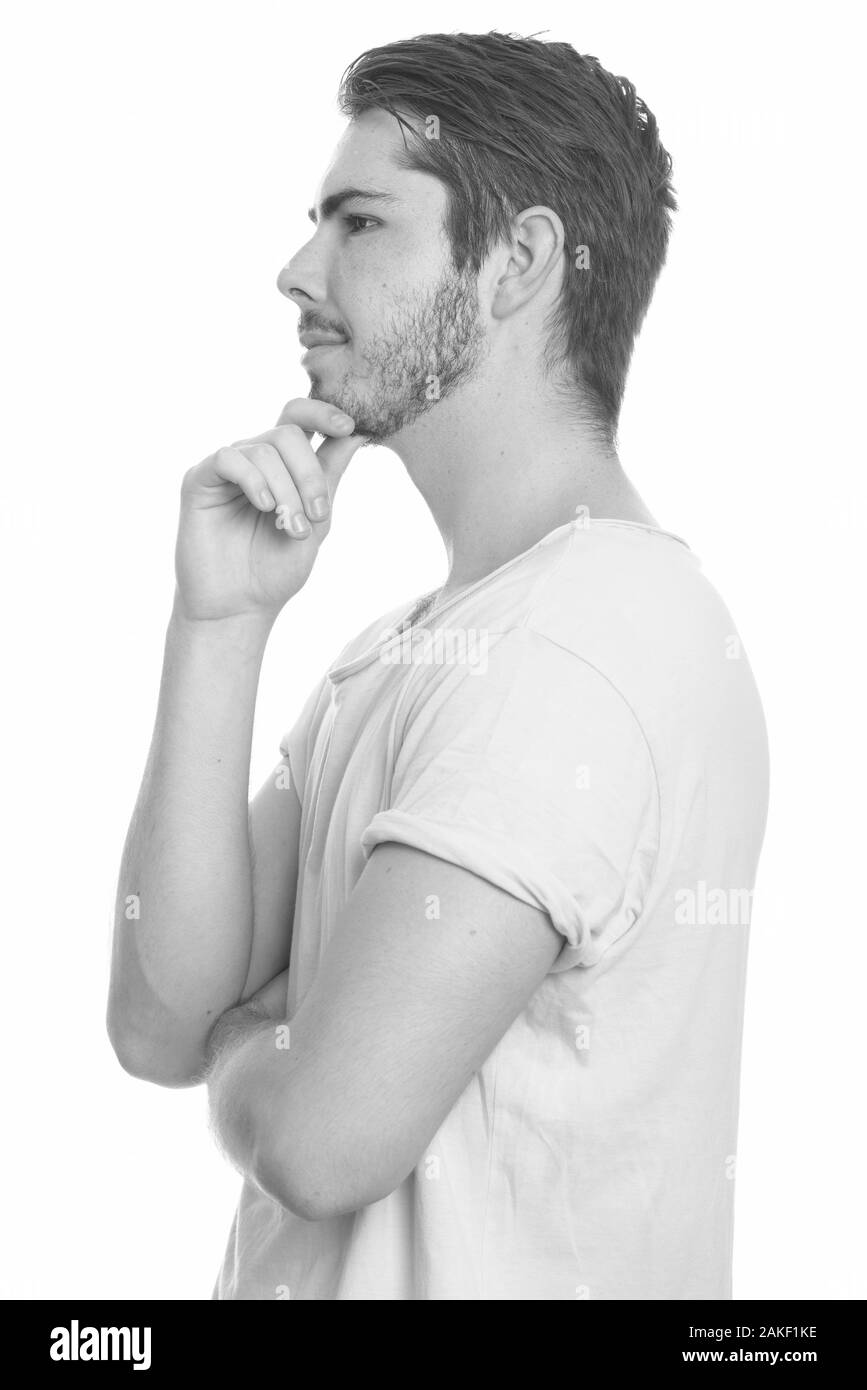 Young casual man planning hi-res stock photography and images - Alamy