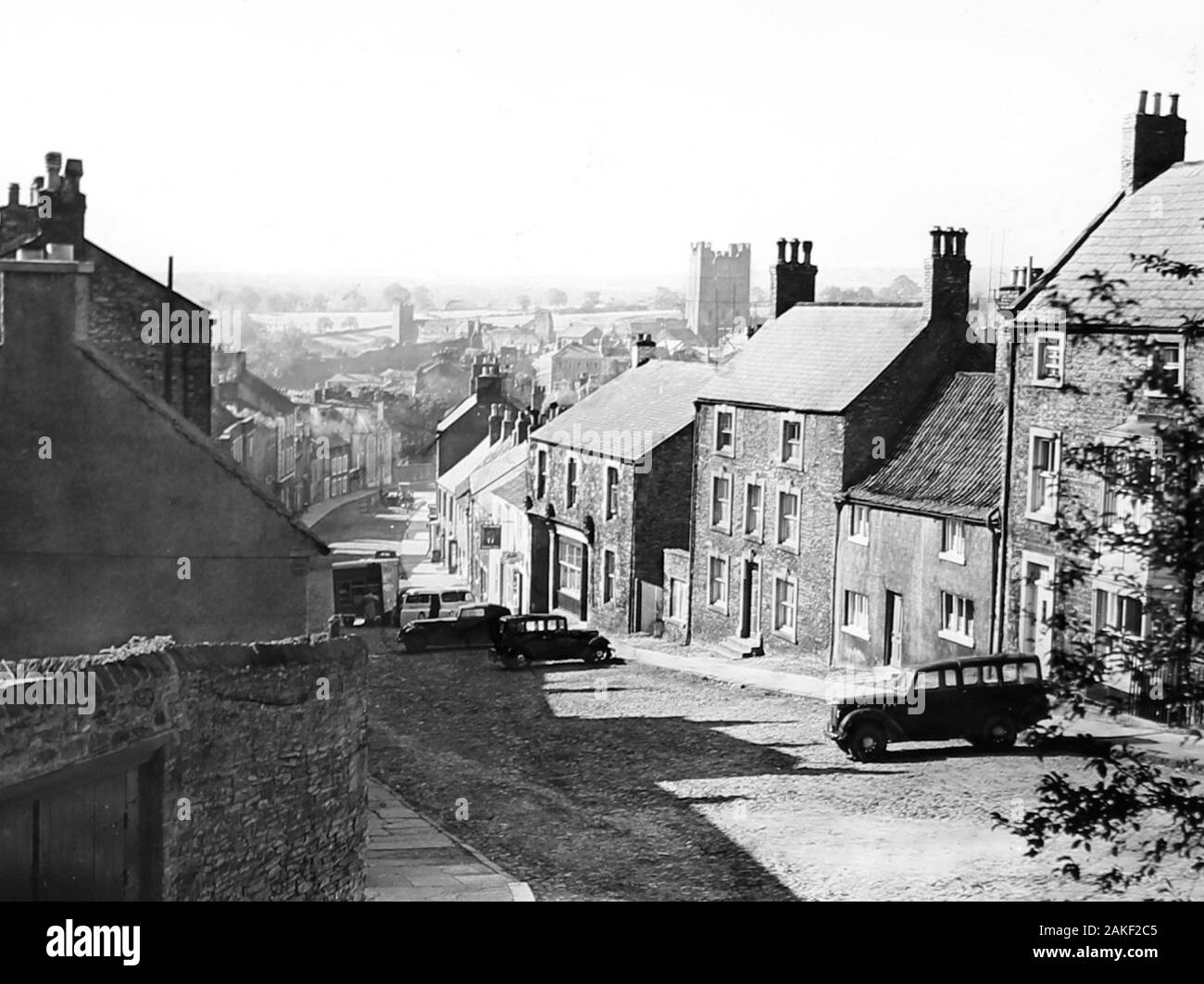 Frenchgate, Richmond, Yorkshire in the 1940/50s Stock Photo