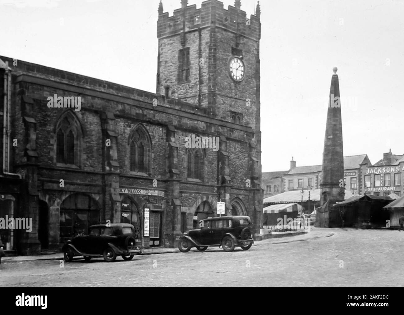 Richmond, Yorkshire in the 1940/50s Stock Photo