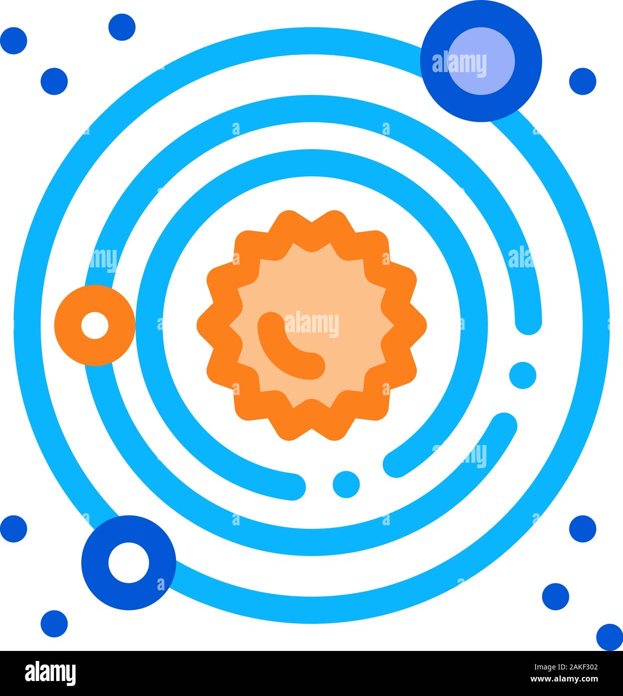 Solar System Icon Svg