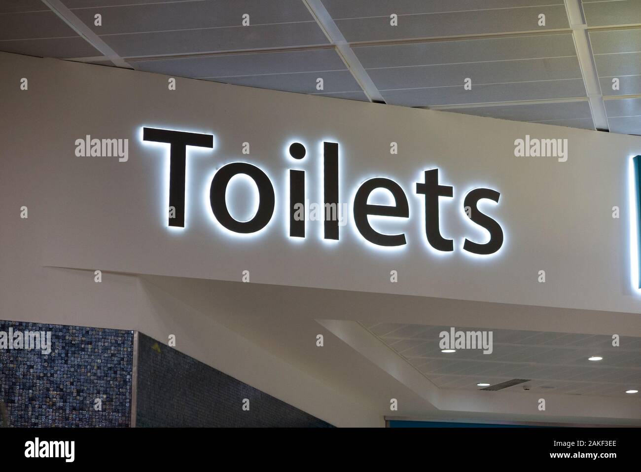 Sign / signage for ublic toilet / toilets / lavatory/ lavatories, in ...