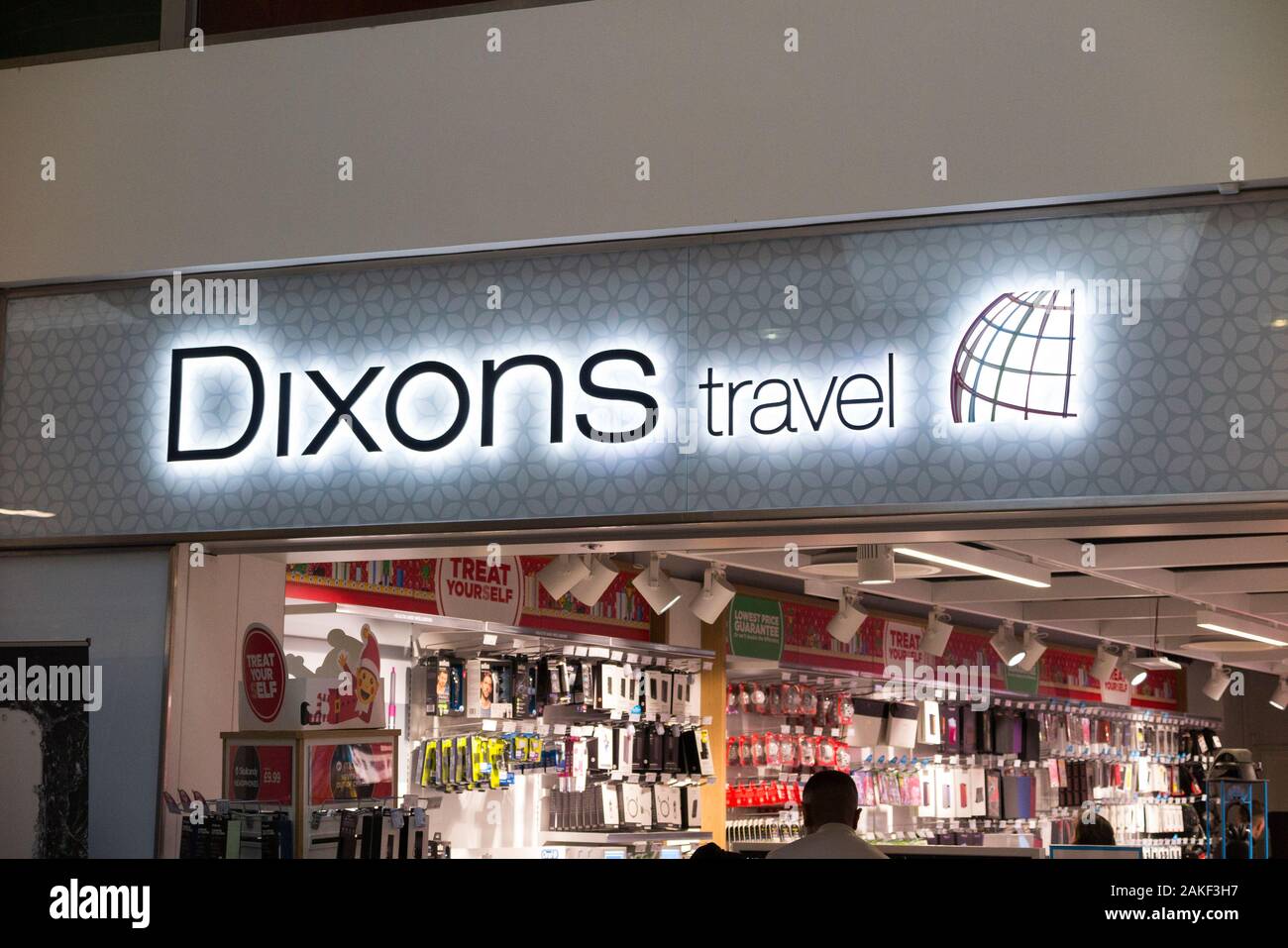 Dixons Travel shop / airside retail store at Gatwick airport North