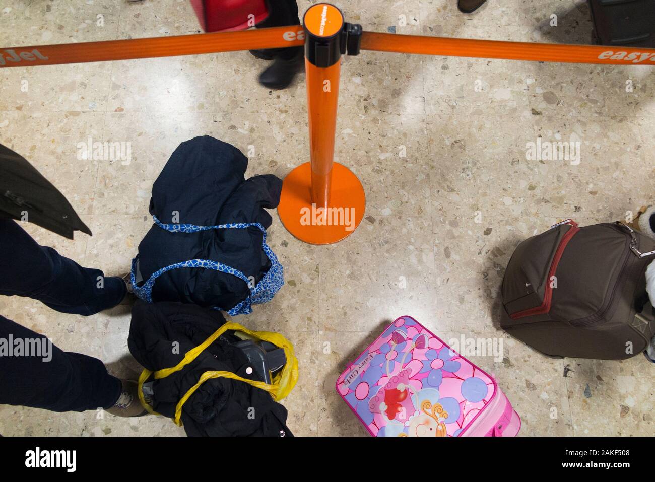 easyjet ski boots hand luggage