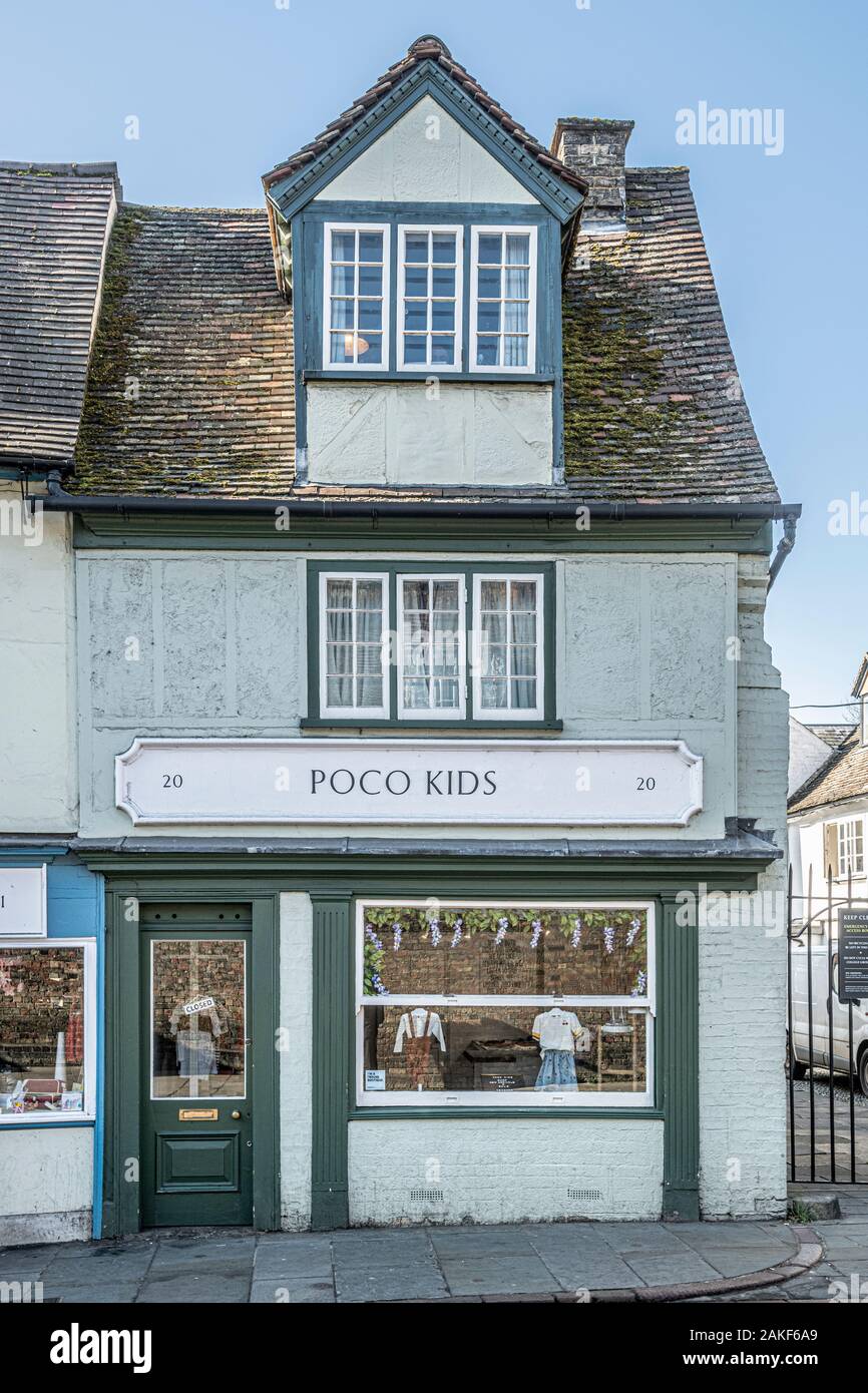 UK, England, Cambridgeshire, Cambridge, Magdalene Street, Shops Stock