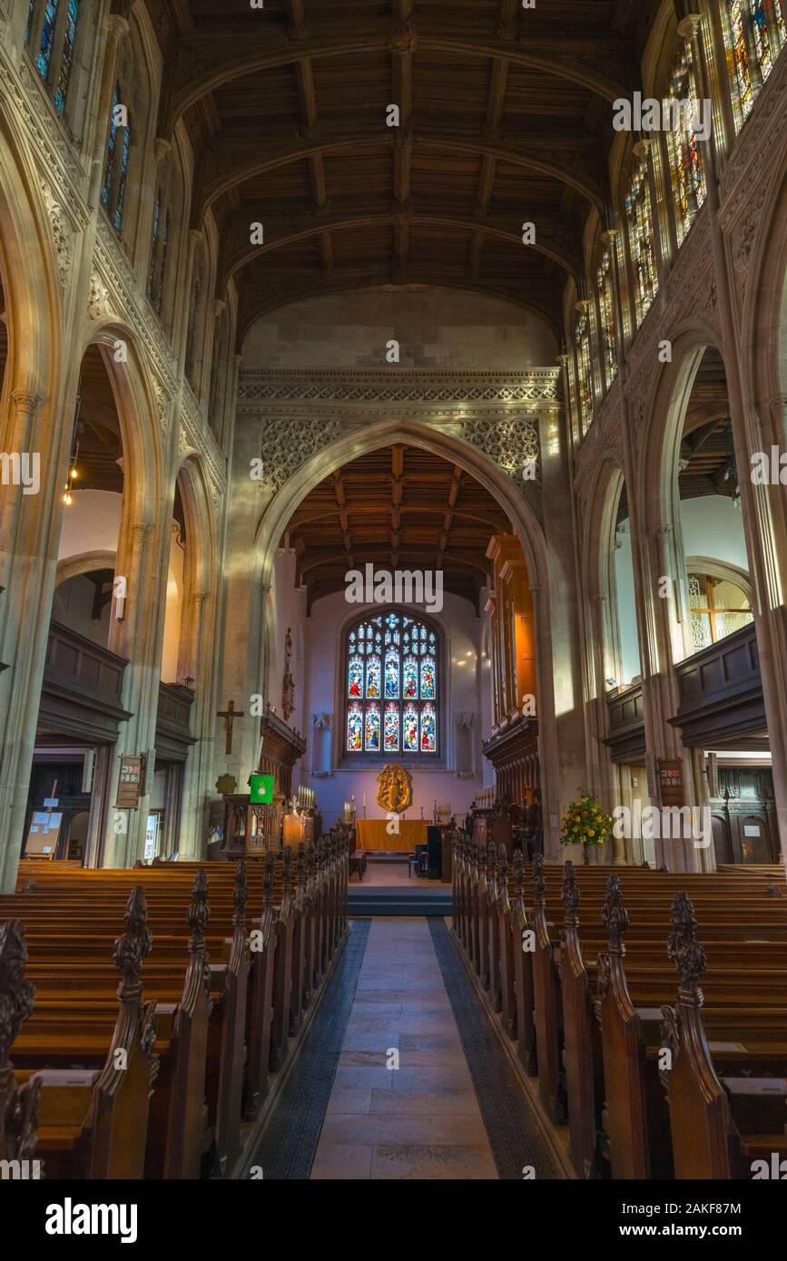 UK, England, Cambridgeshire, Cambridge, Great St. Mary's Church, The University Church Stock Photo