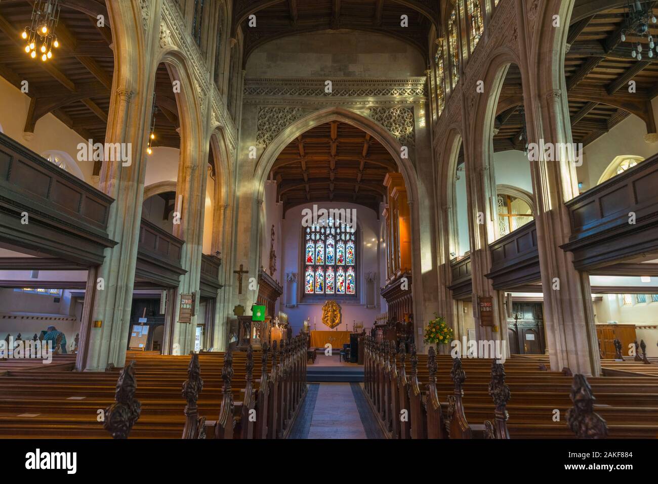 UK, England, Cambridgeshire, Cambridge, Great St. Mary's Church, The University Church Stock Photo