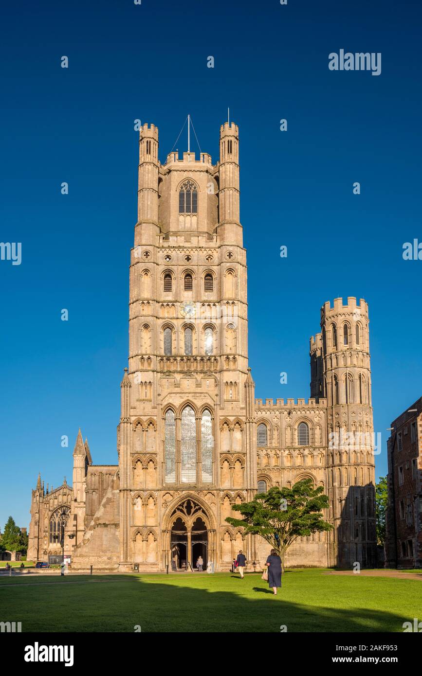 UK, England, Cambridgeshire, Ely, Ely Cathedral Stock Photo