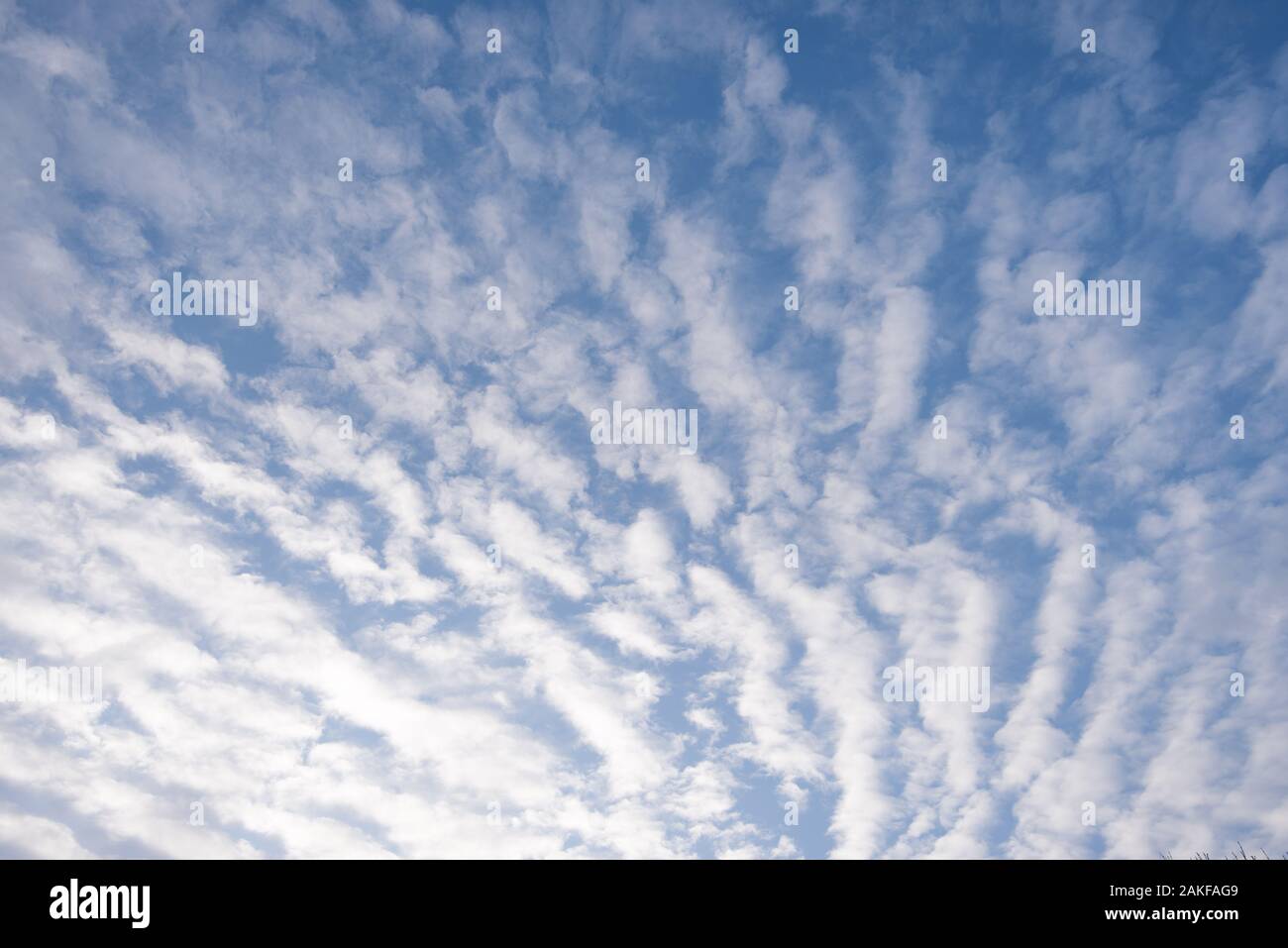 Mackerel sky Stock Photo