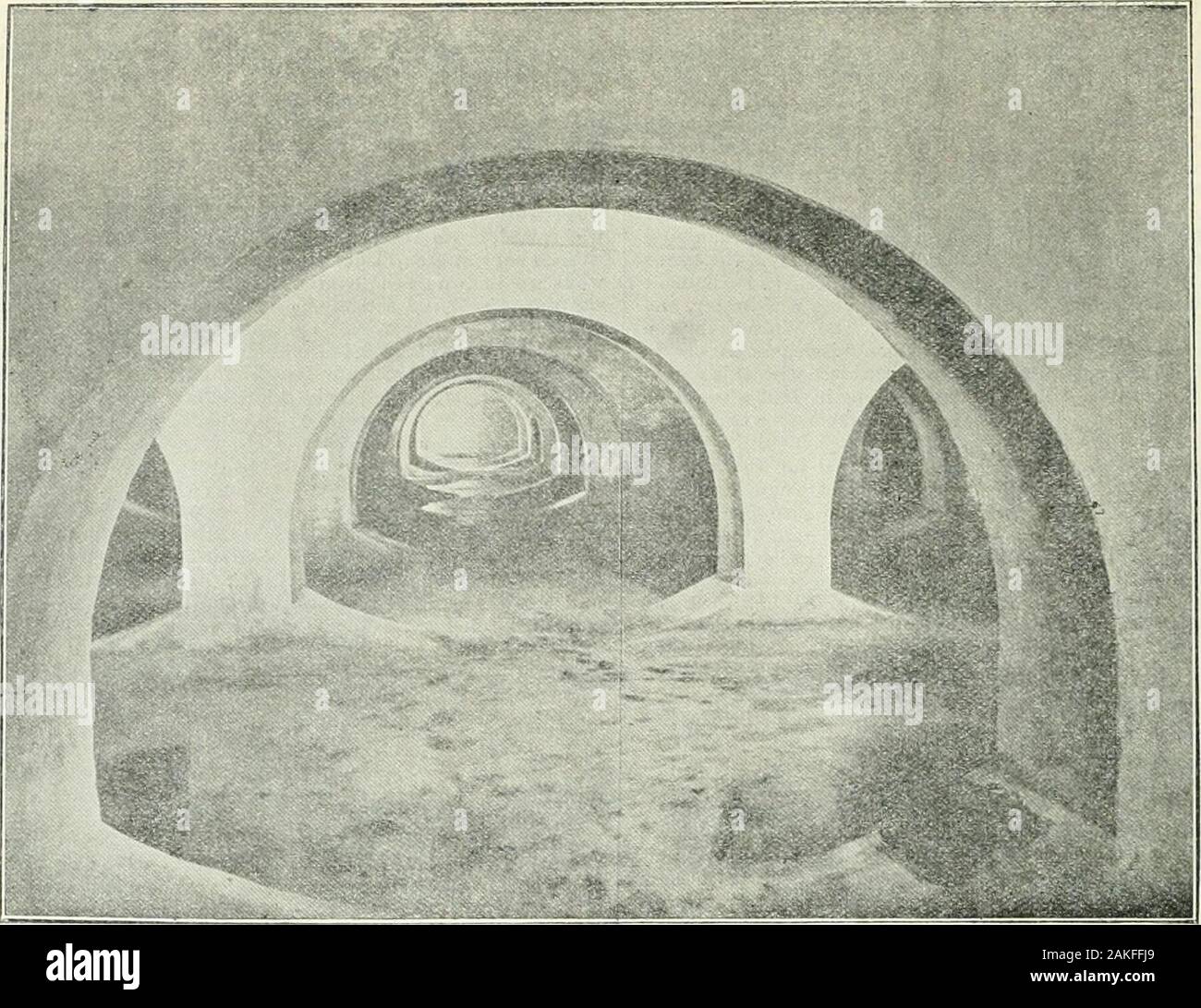 The Surveyor and municipal engineer . daily, and a registerof the whole kept for reference. Tho level of the groundround well is 2d8o ft. above ordnance datum, the bottom oftho tank is 2525 ft. above ordnance datum, tiie surface of thestream 2525ft. above ordnance datum, and tho surface ofthe water in canal 256 ft. above ordnance datum. Tho reservoir is situated at Goldthorn Hill, a distance of6,617 yaids from the pumping station at thoBratch; thobottom of tho reservoir is 595 ft. above onlnance datum ; thoinlet from the rising main being 597 ft. above ordnancedotum, tho outlet to Bilston 5953 Stock Photo