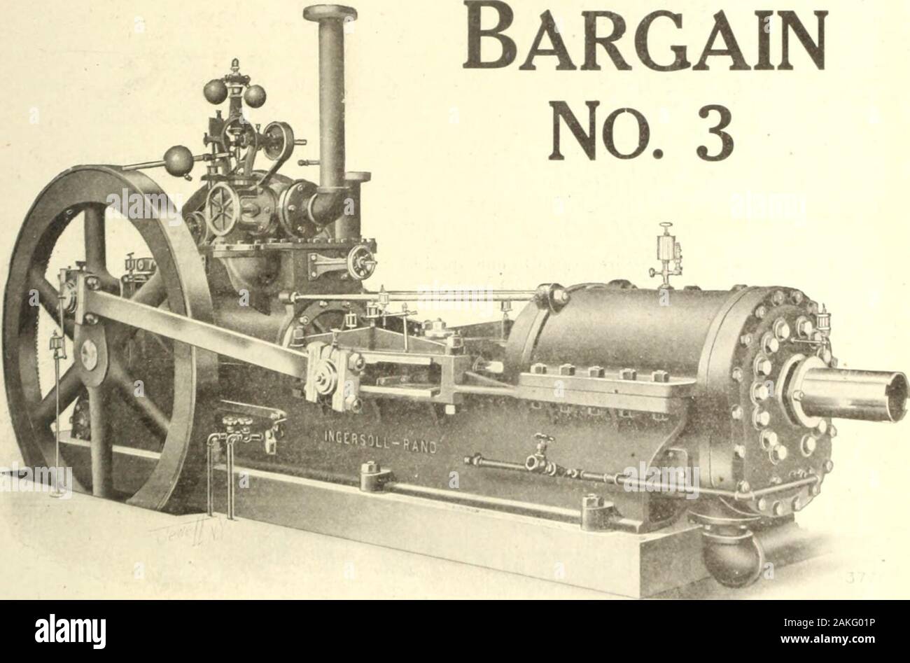 Canadian mining journal July-December 1915 . DKOMING * ENGRAVING A *s  Jordan srr A^ :%fV. joRONTO CANADA * THE CANADIAN MINING JOURNAL 1 Air  Compressor. INGERSOLL-RAND Straight Line, Steam Driven Air Compressor