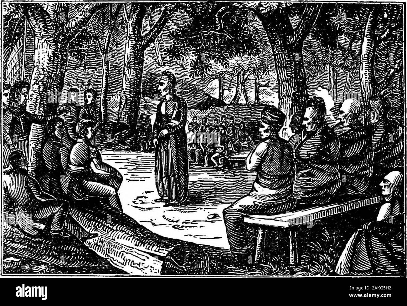 History of American missions to the heathen, from their commencement to the present time . origin remains an unsolvedproblem among the most learned historians and philosophers ! This multi-tude is divided into three classes of hearers, all excited to the height of in-tense human sensibility from various, distinct, and conflicting motives.The pagan part are jealous for the religion and idolatry of their fathers^The semi-barbarian Catholics, imbued with characteristic superstition forunintelligible rites, which do but serve to degrade and sink them deeper inguilt. The recent converts to the simp Stock Photo