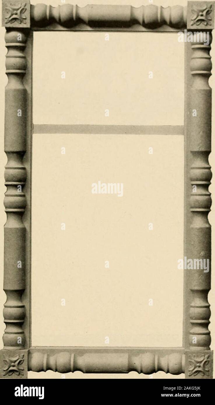 Catalogue Of Colonial Mirror Frames No 1060 Height 38 In Width 21 In Top Mirror 10 X 16 In Bottom Mirror 22 X 16 In Frame Finished In Gold Old Style