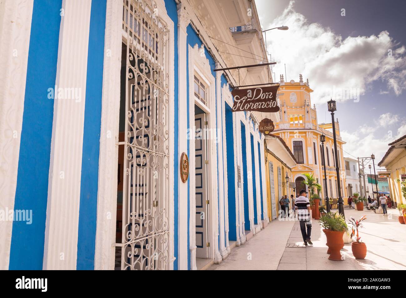 Historic Centre of Sancti Spiritus, Cuba, Latin America Stock Photo