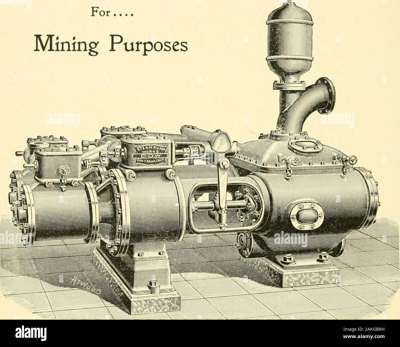 Improved steam mining pump hires stock photography and images Alamy