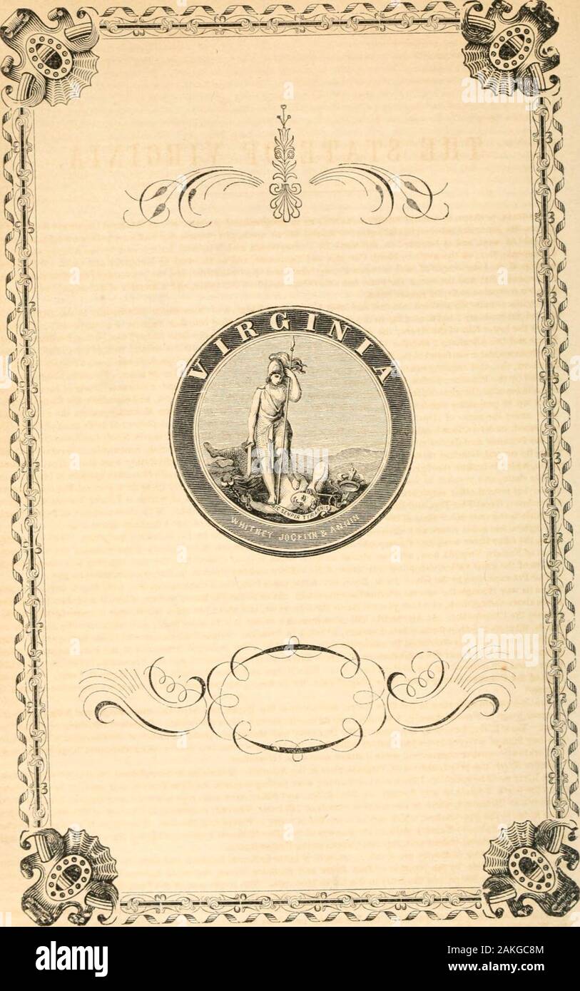 The progress of the United States of America, from the earliest periods, geographical, statistical, and historical . their fathers. The repulse of the British from Platts-burg, and the capture of their squadron on Lake Champlain, delivered the soil of this district from the presence of anenemy. Aside from this interruption the prosperity of the State has been onward, but its history furnishes no event ofsufficient importance to require detail. Succession of Governors.—Befop.e Admission into the Union: Thomas Chittenden, 1778; Moses Robinson, 1789;Thomas Chittenden, 1790; and—Since Admission in Stock Photo