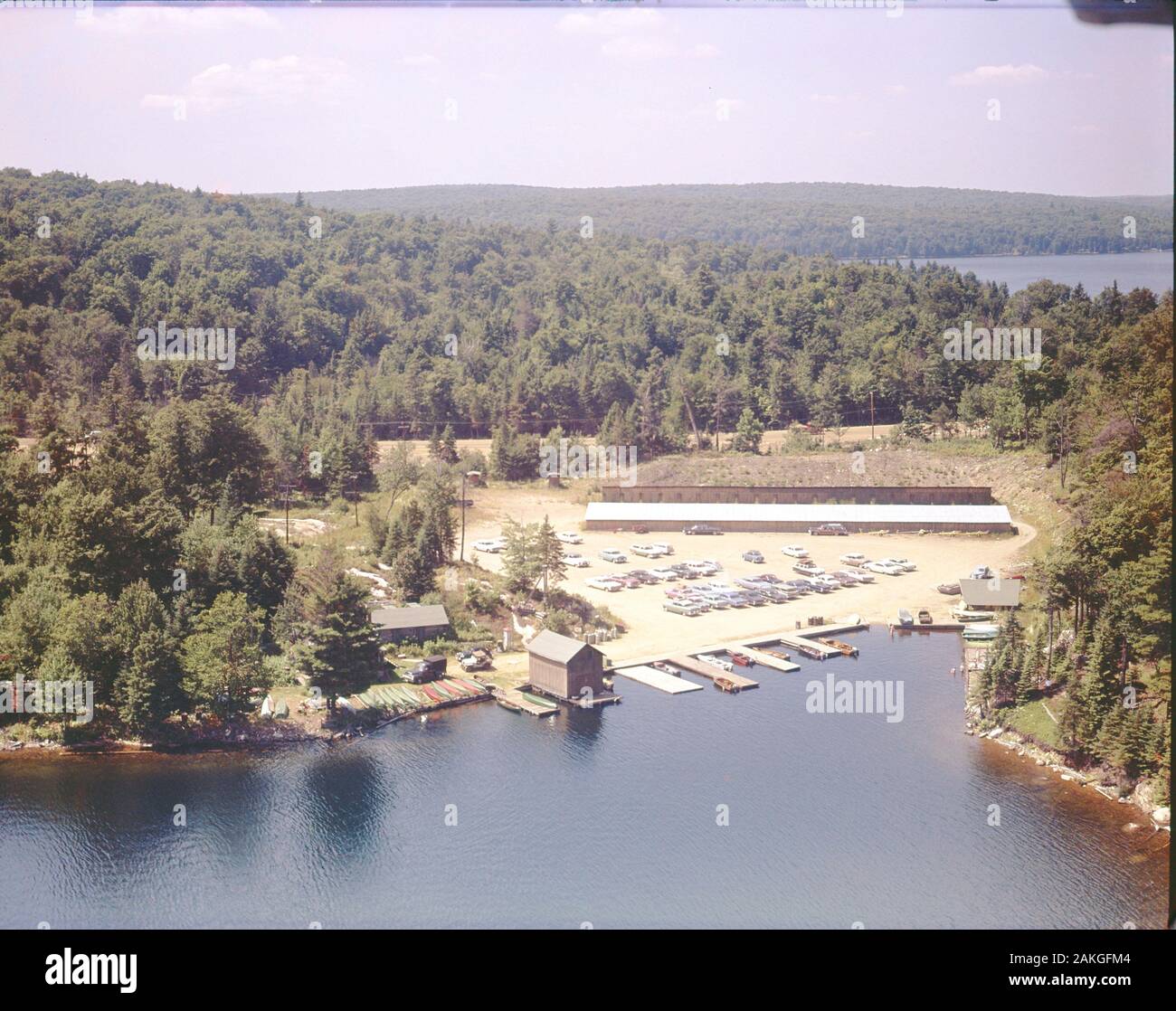 Smoke Lake Stock Photo Alamy