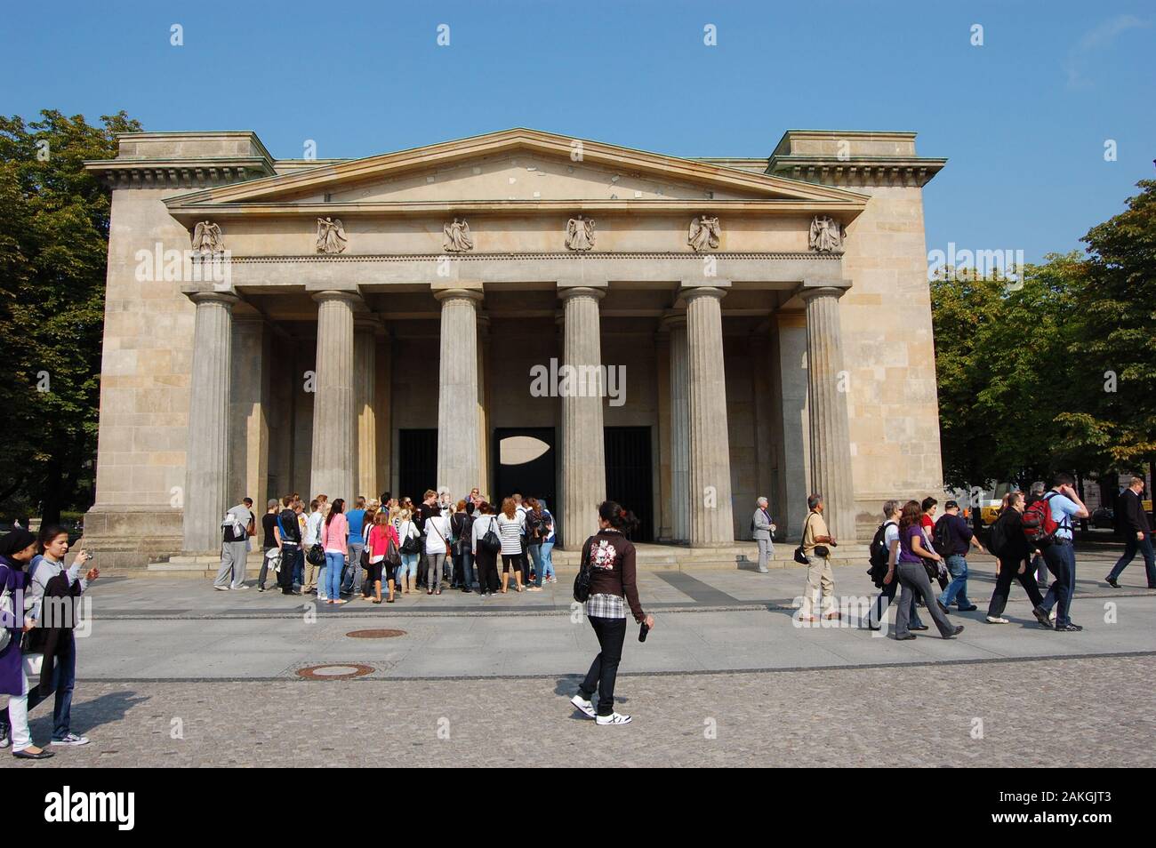The new guardhouse in Berlin Stock Photo