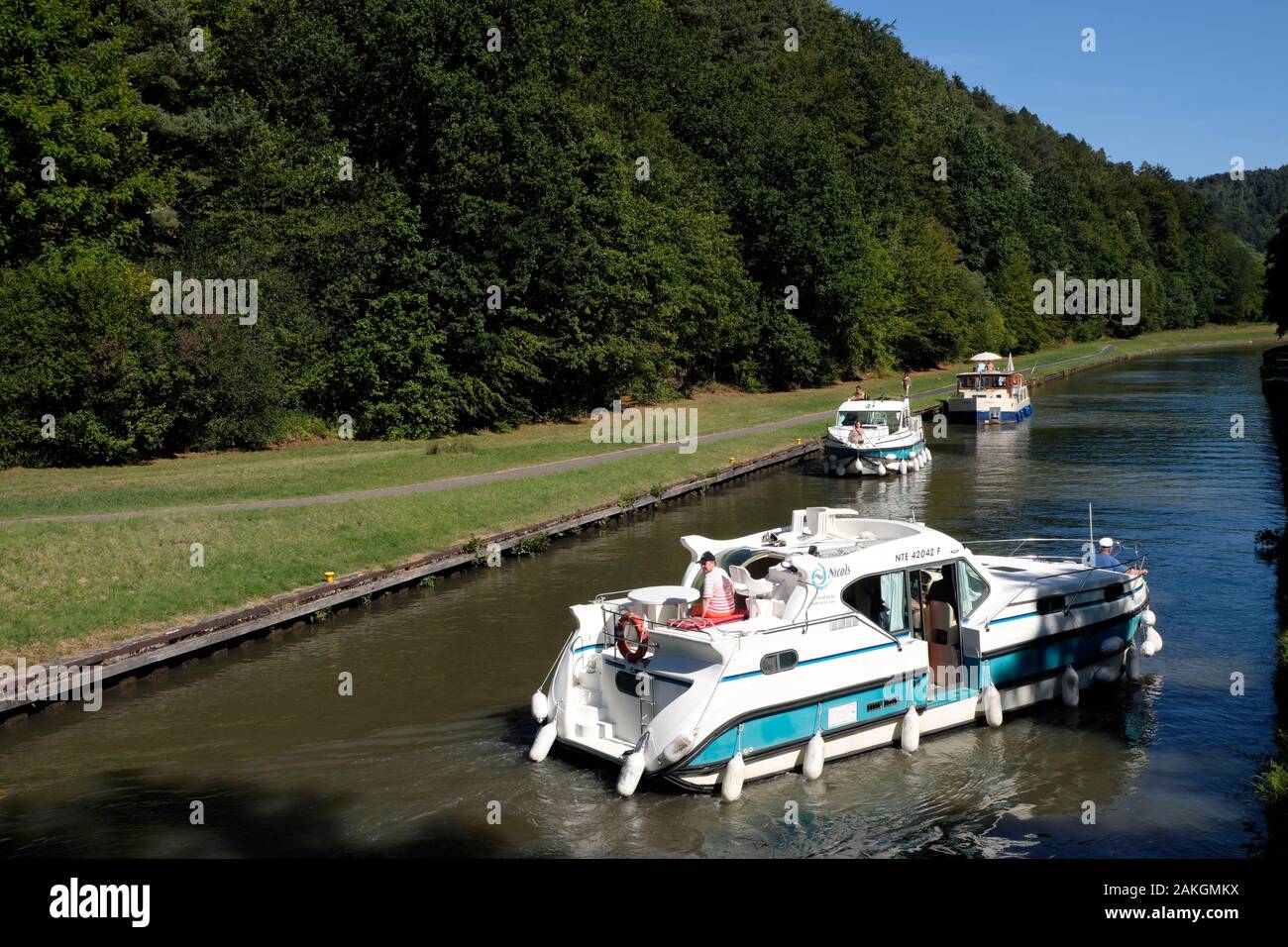 France, Moselle, Lutzelbourg, the Marne-Rhine Canal (Canal de la Marne au  Rhin Stock Photo - Alamy