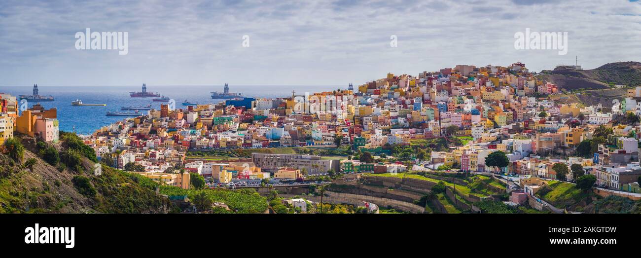 Spain, Canary Islands, Gran Canaria Island, Las Palmas de Gran Canaria, of Barrio  San Jose Stock Photo - Alamy