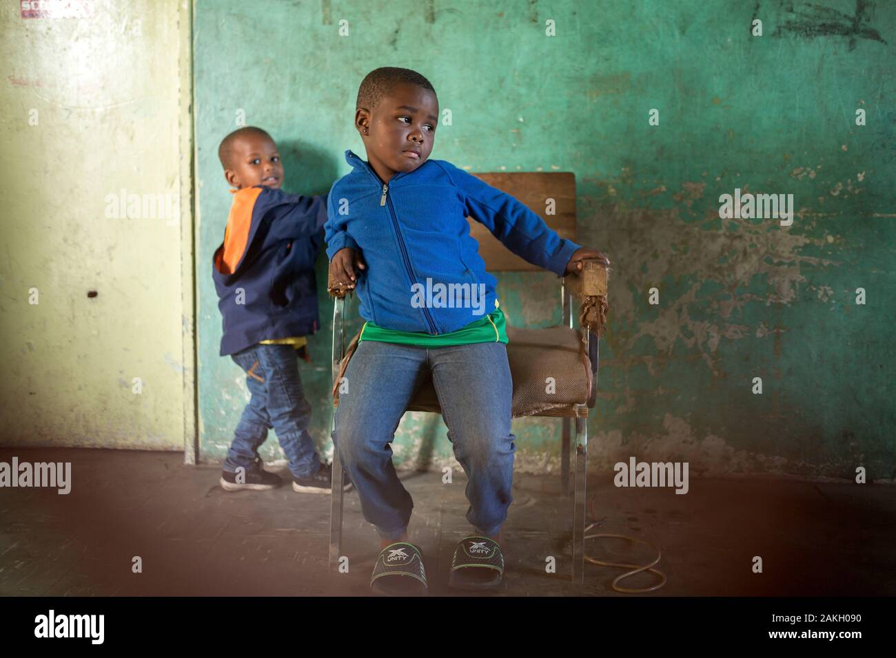 Boy in township south africa hi-res stock photography and images - Alamy