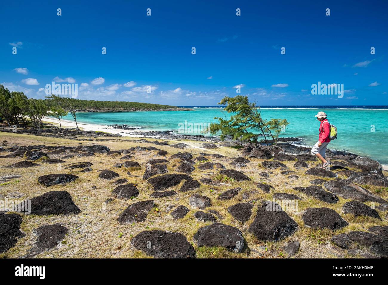 Mauritius, Rodrigues island, Anse Fumier beach Stock Photo