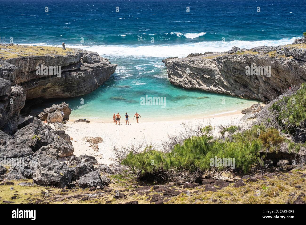 Mauritius, Rodrigues island, Anse Bouteille beach Stock Photo Alamy