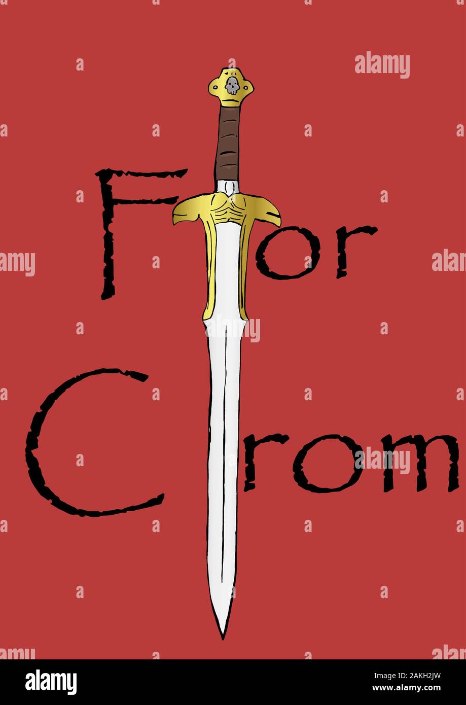 Sword of Crom Stock Photo