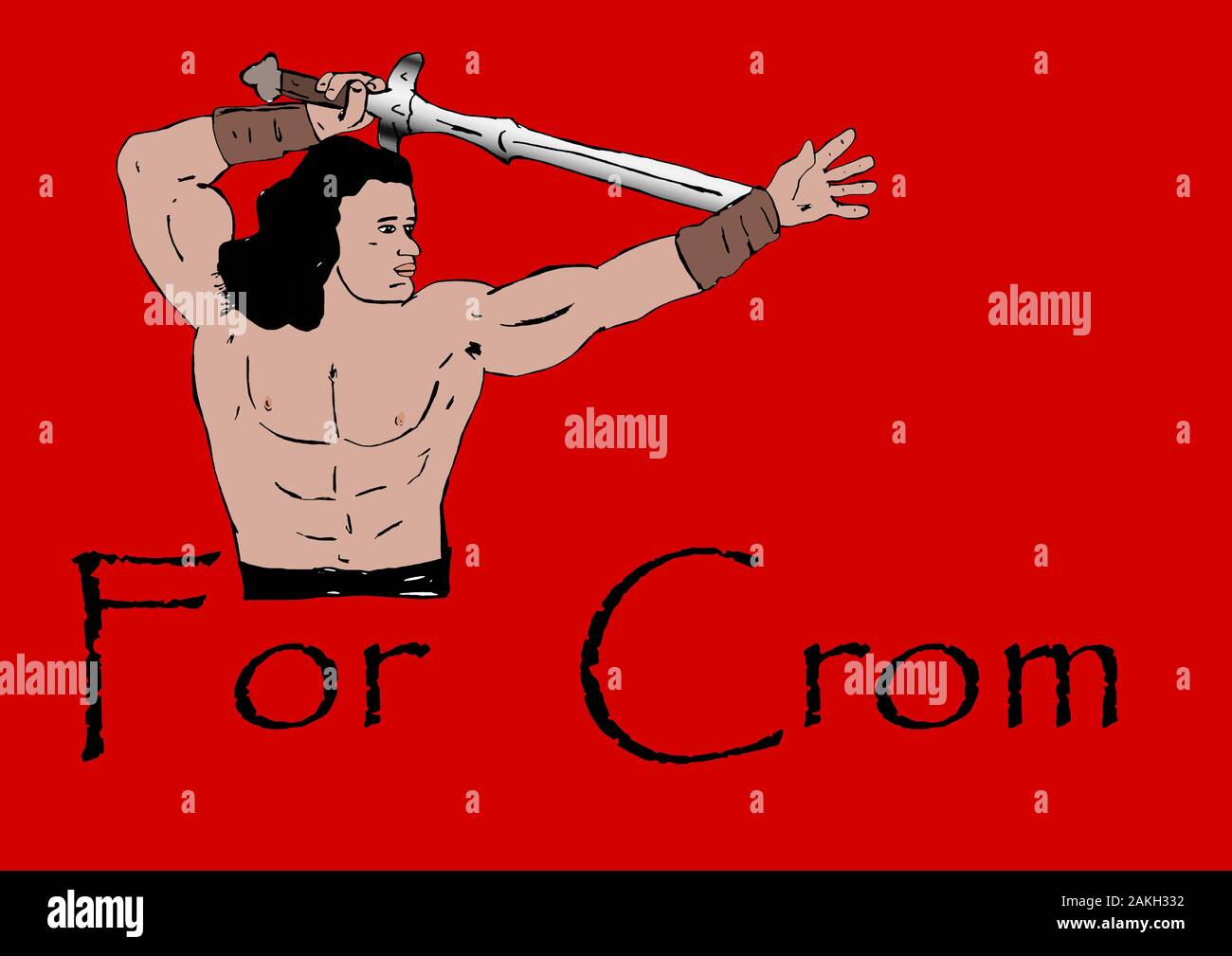 For crom we fight Stock Photo
