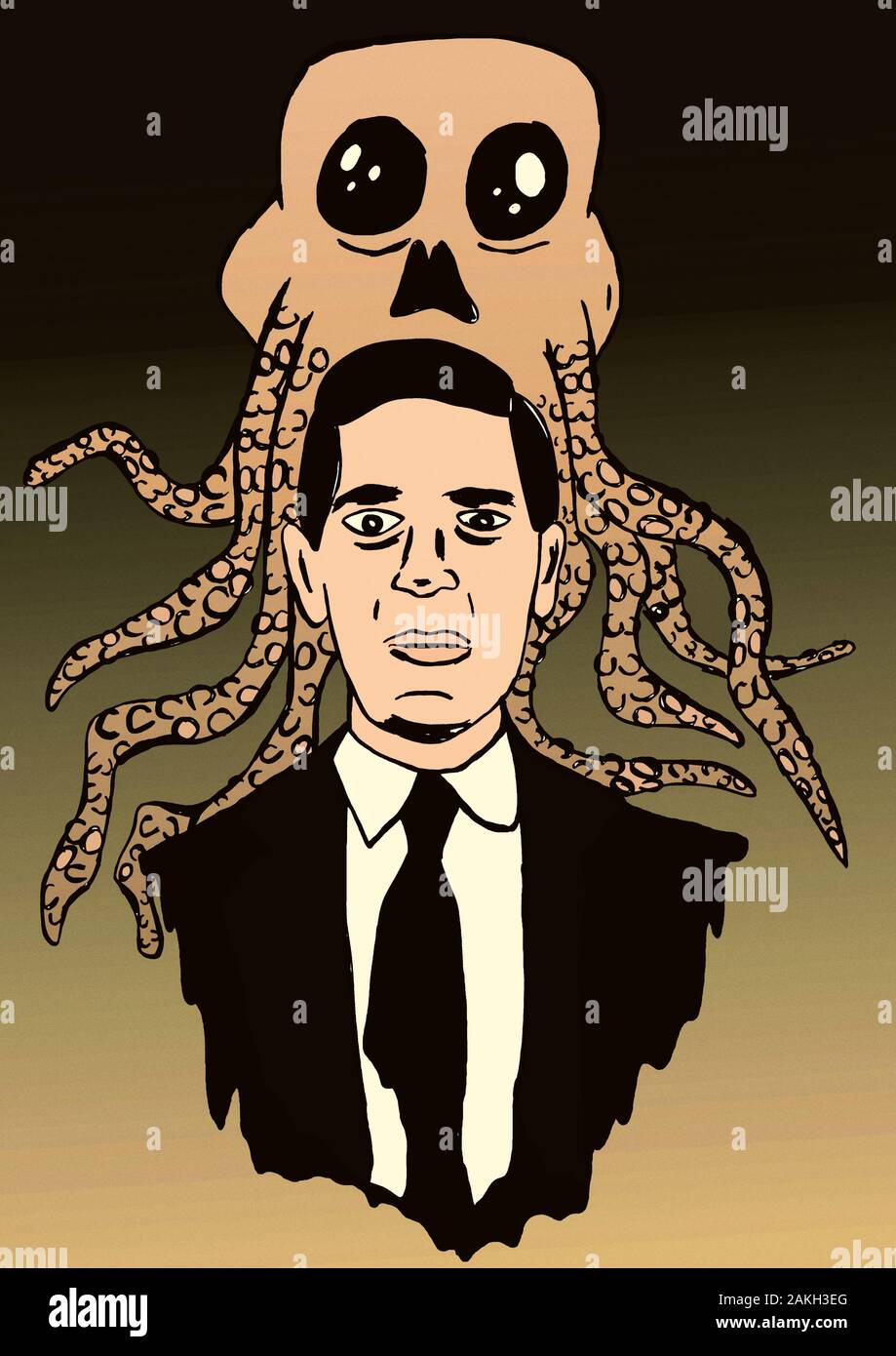 H p lovecraft art hi-res stock photography and images - Alamy