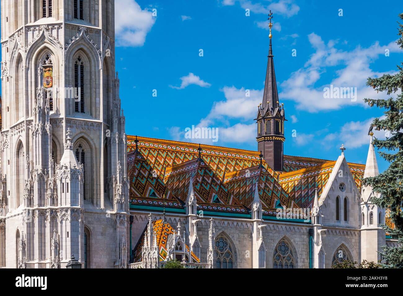 Hongrie, Budapest, quartier Buda, L'église NotreDamedel'Assomption