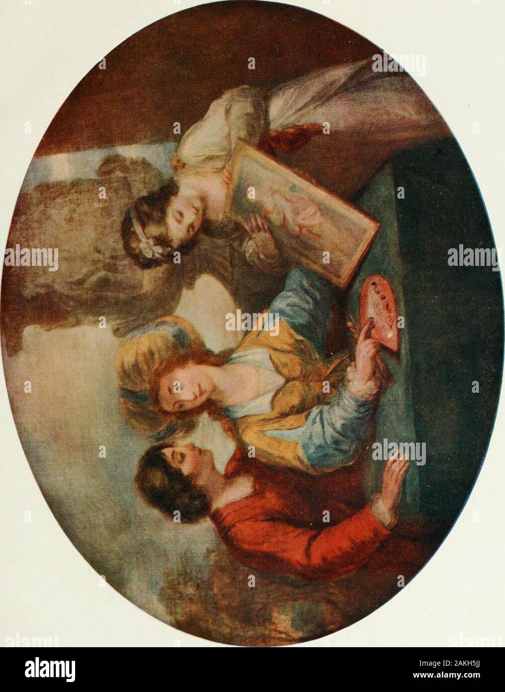 Matthew William Peters, R.A., his life and work . l quantity ofpaint which  would necessarily lie upon the pallet while the picture was proceeding.This  important point was decided in the affirmative, notice