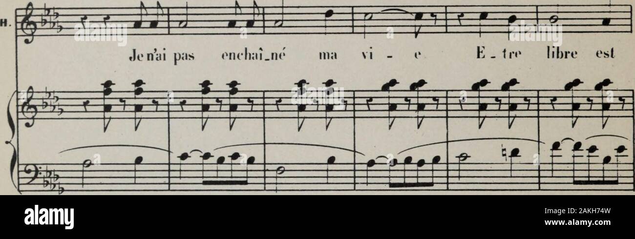 Djamileh : opéra-comique en un acte, op24 . Ê te à ^ iszn Tr r â r r un bien pins doux Lors   quemamnî . très ^m -0—#- m ^ f ^1 k ^ pTh r k?&gt;^ m rT- ^* 5 ^-^ ^^jL ^Ê J^ ^ J *. 3 3h: î V:=—^ S ^ =f=^ se est |);ir   h ne res   tait nen entre i ^f=ft B ^ r &gt;^^^ 5^2 r »&;«ai ^ zm: ^^ ^ ?tl^ g * ( -9- — / / /^r, S ?é^^ Ê Ê ^^^m ^S gyifro ^ 115 S^^i J i^^ U «H^ S I nous... Rien... qininsoii.ve . nir de ten - dros. se; A , M ^ ^ ^ • •»• 5t 11 ?^ m 5F¥ U- É ^^^m^TJTi^ ^^JT7Wf7vyF-îir^&gt;?/^E5 ^^ ^^ ^ ^-«—4- T^*^ ê/K J J JI r r j ^ roft. iiiolti ^ ^^ 3=&lt;t vec la der - nière (ta. res   se No Stock Photo