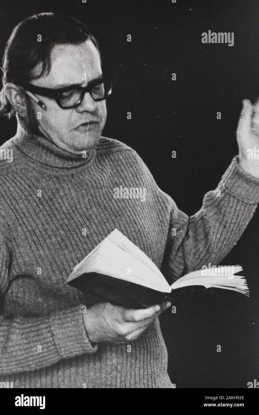 Fine Seventies Black And White Photography Of A Theatrical Reading