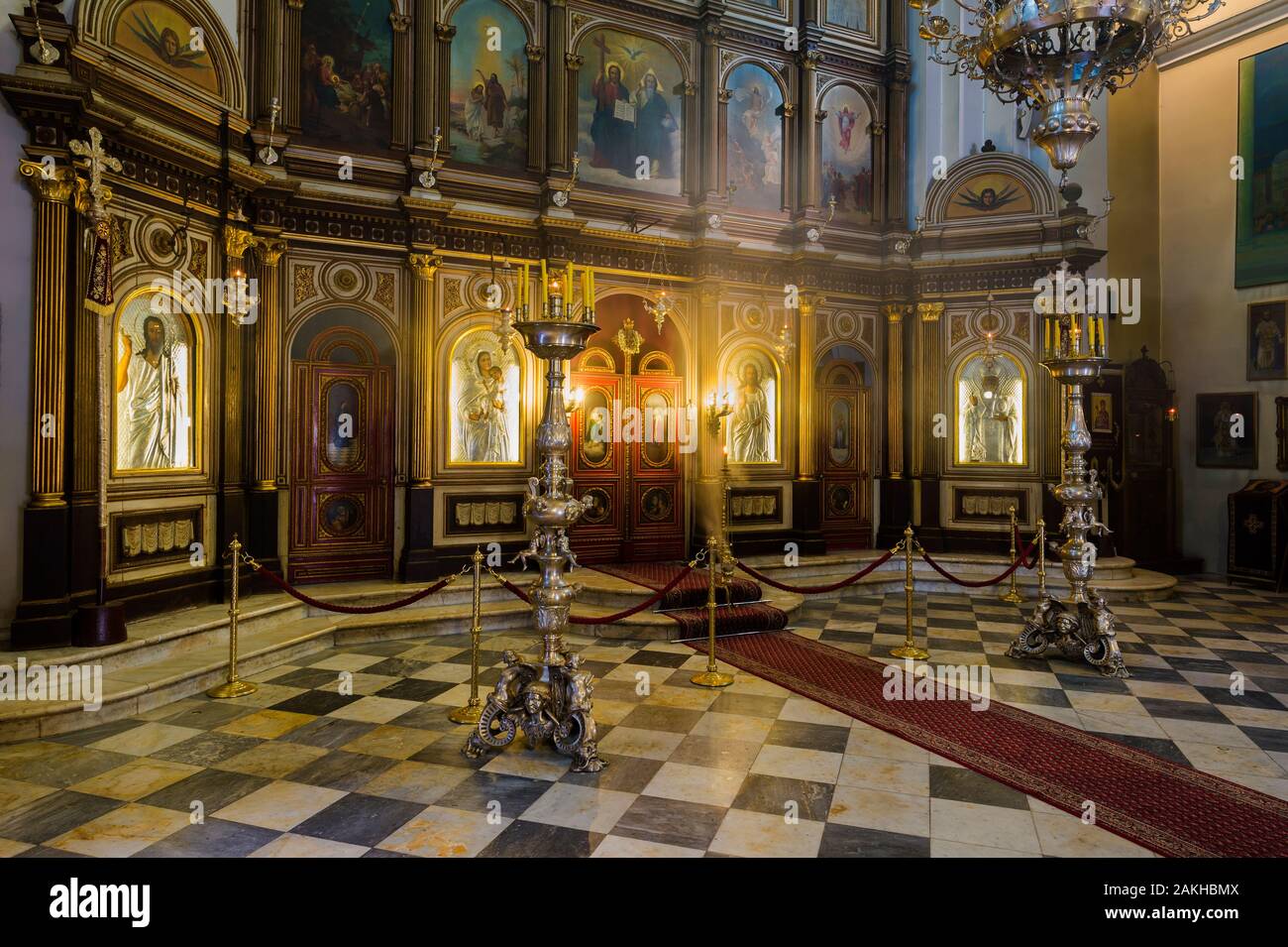 Saint nicholas church interior hi-res stock photography and images - Alamy