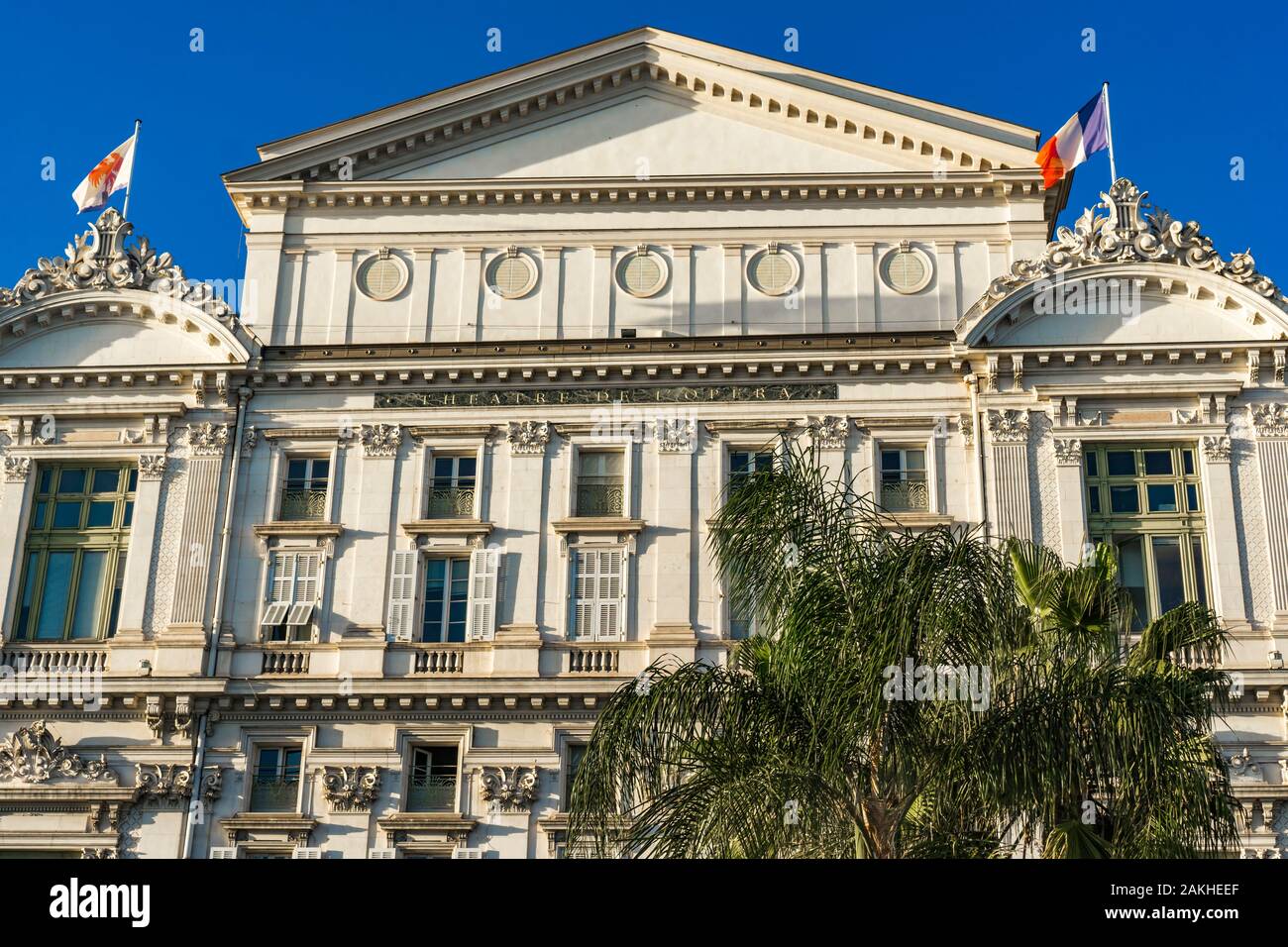 View at building of Opera de Nice in France Stock Photo - Alamy