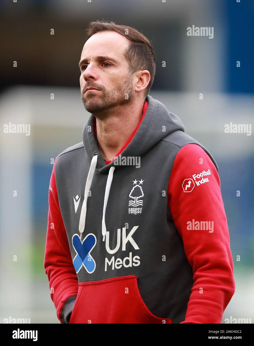 Nottingham Forest assistant coach Bruno Baltazar before the game Stock