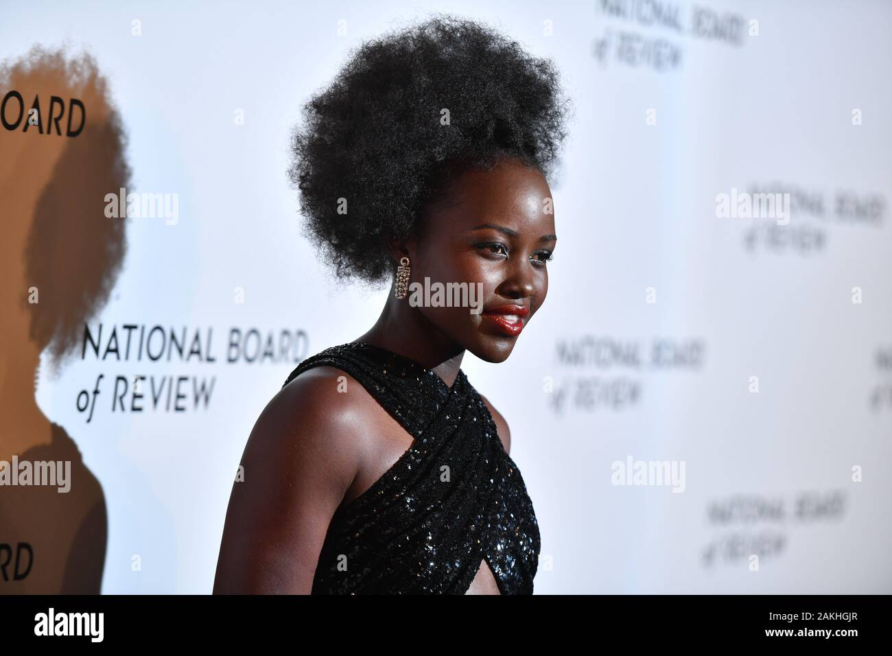 Lupita Nyong'o attends the 2020 National Board Of Review Gala on January 08, 2020 in New York City. Stock Photo