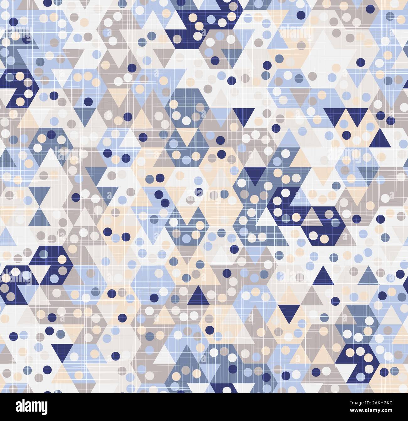 Pastel hexagon tiling geo graphic texture motif Stock Vector